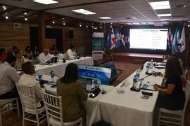 Fotografías de reunión del Consejo de Ministros de Salud de Centroamérica 2023, en la que partici...