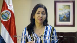 Video de la Segunda Vicepresidenta de la República, Mary Munive Angermüller, durante la transmisi...