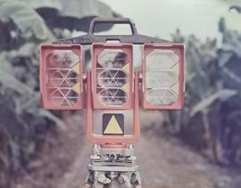 Fotografía de una de las máquinas utilizadas para el control fotogramétrico
