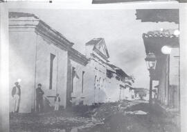 Fotografías del primer edificio del Archivo Nacional , antigua Universidad de Santo Tomás, hoy ed...