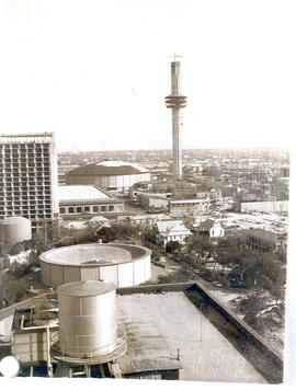 Fotografía de la Torres de Las Américas. Tomadas desde el Consulado de Costa Rica en San Antonio ...