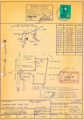 Planos constructivos de permiso de construcción 91489 a nombre de Inversiones Lilly S.A. para con...