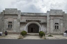 Fotografía del antiguo cuartel ubicado en Liberia