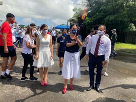 Fotografías del recorrido de la antorcha de la independencia