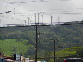 Fotografías del parque de los vientos en el cantón central de Tilarán