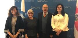 Fotografía de la misión evaluadora del Comité de Gobernanza Pública de la Organización para la Co...