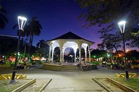 Fotografía del Quiosco del Parque Mario Cañas Ruiz ubicado en Liberia
