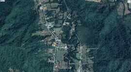 Fotografías satelitales del Pueblo de Carmona, en el cantón Nandayure, provincia de Guanacaste. L...