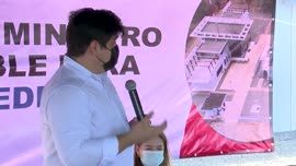 Video titulado Presidente Alvarado - Entrega planta potabilizadora Cañas-Bebedero