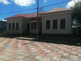 Fotografía del edificio de la Casa de la Cultura de Bagaces, Guanacaste