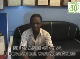 Video de entrevista realizada a Norman Henry Walcott, miembro promotor de la promulgación de Guác...